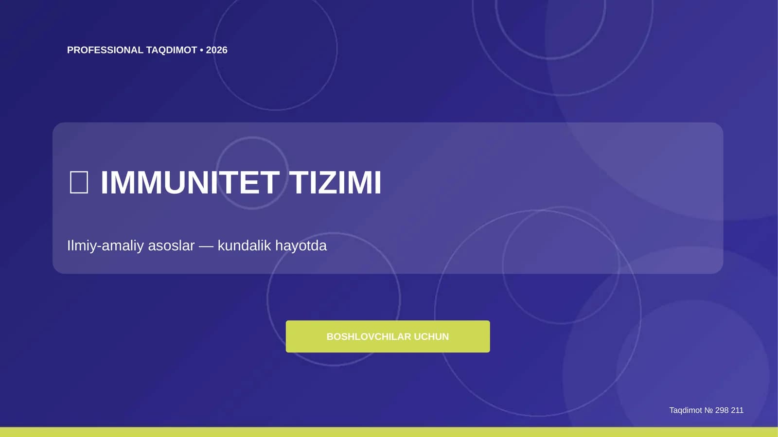 IMMUNITET TIZIMI