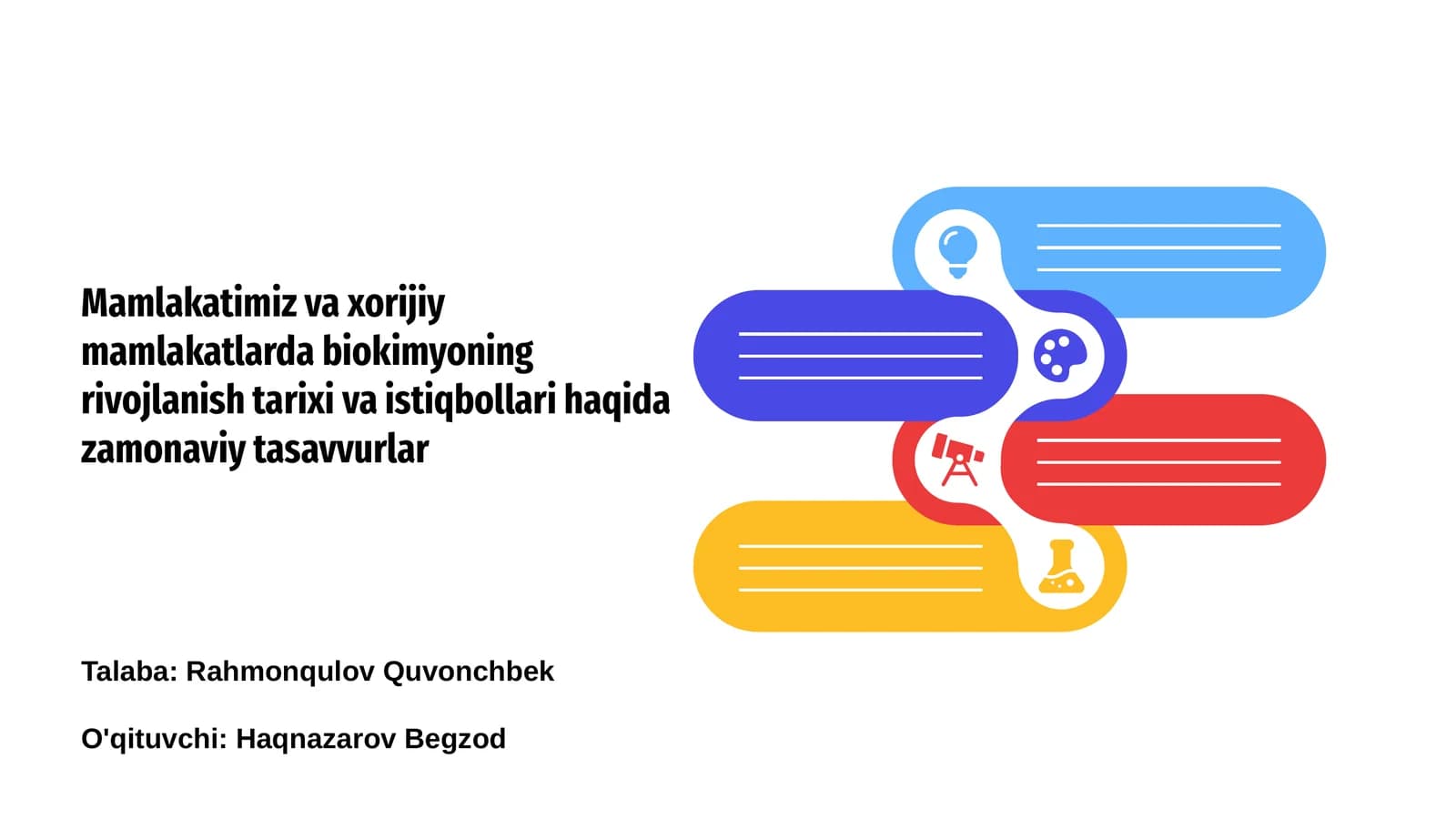 Biokimyoning Tarixi va Rivojlanishi