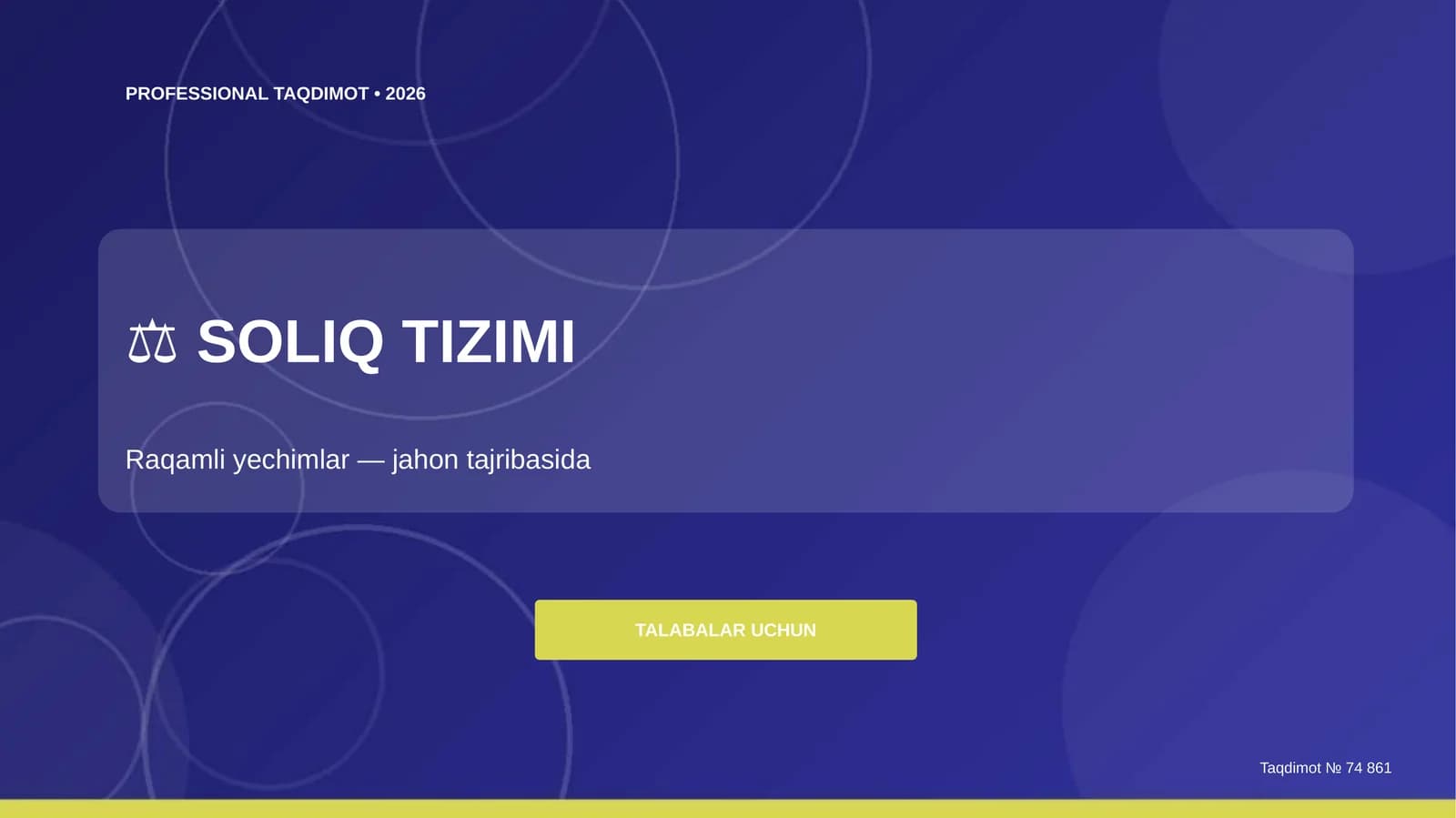 SOLIQ TIZIMI