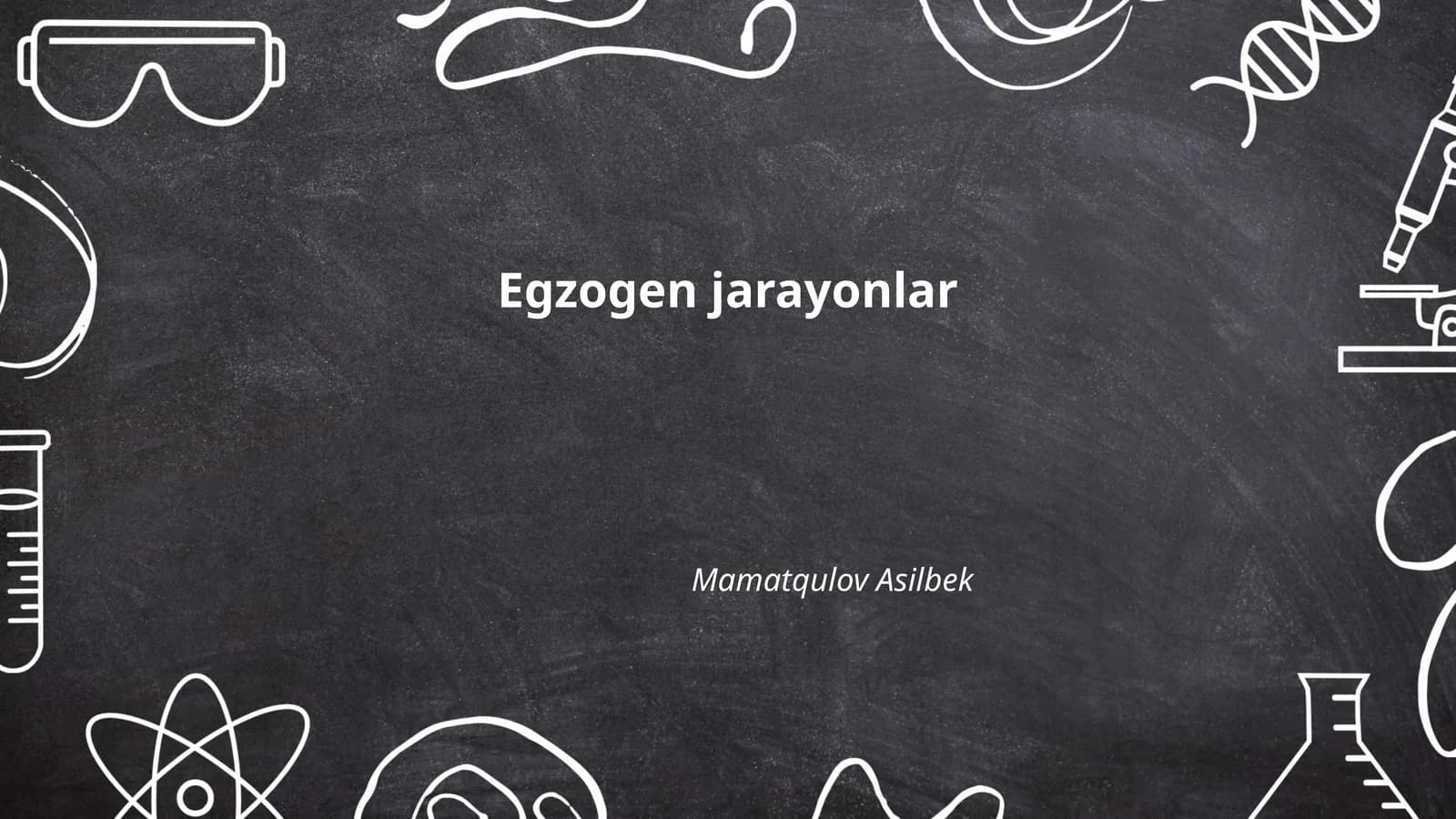 Egzogen jarayonlar