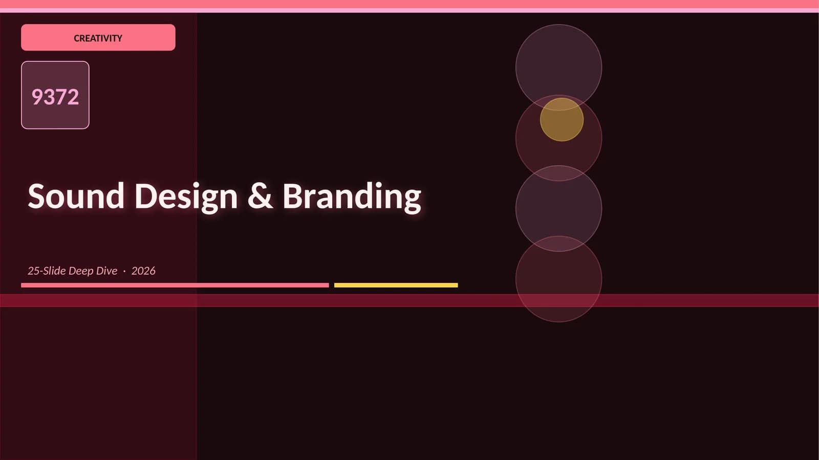 Sound Design & Branding