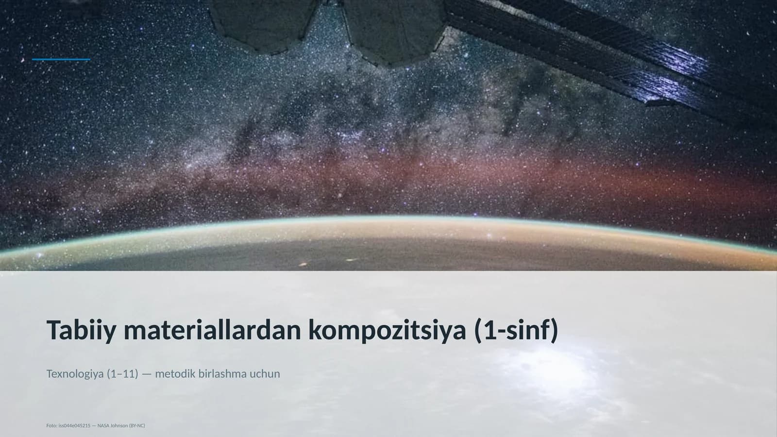 Tabiiy materiallardan kompozitsiya (1-sinf)