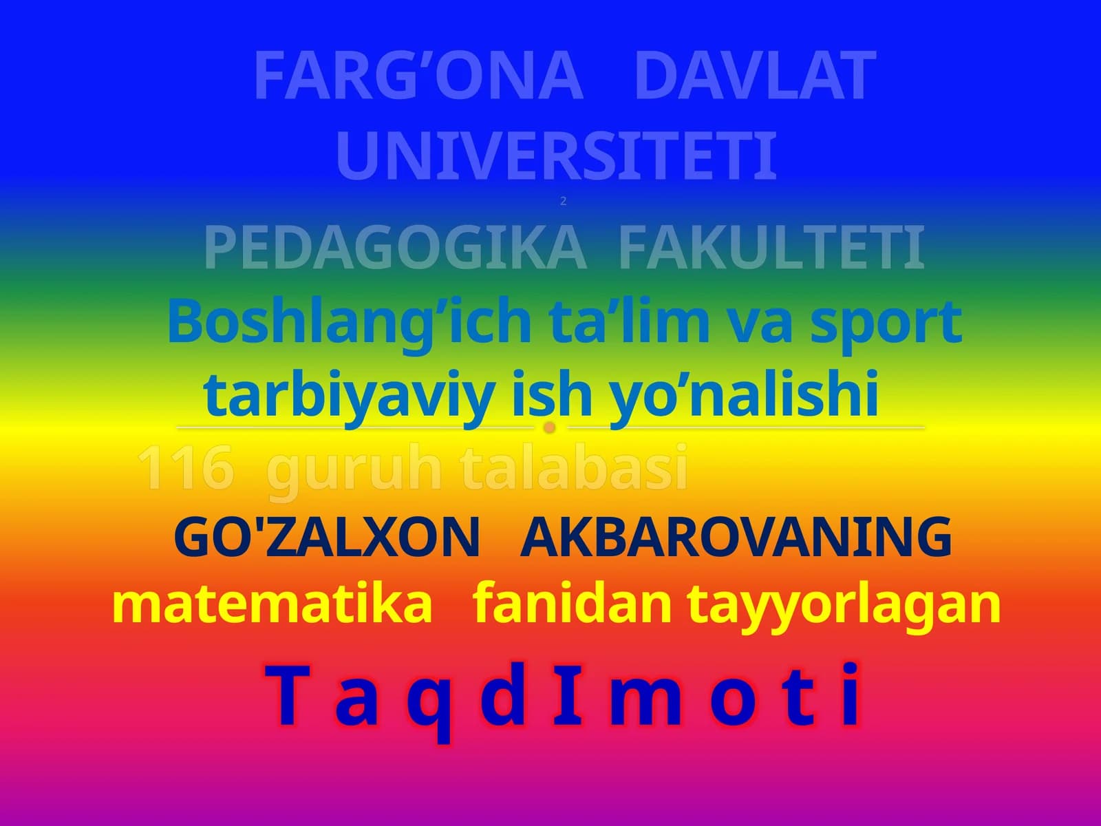 To’plamlarning moslikalomatlari