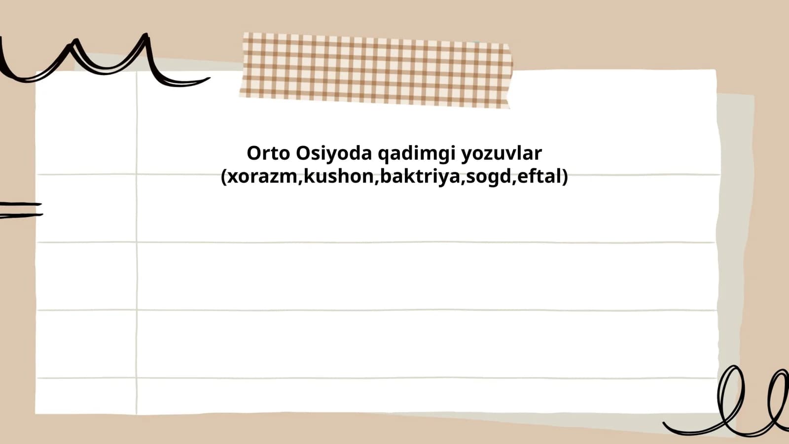 Xorazmiy yozuvlar