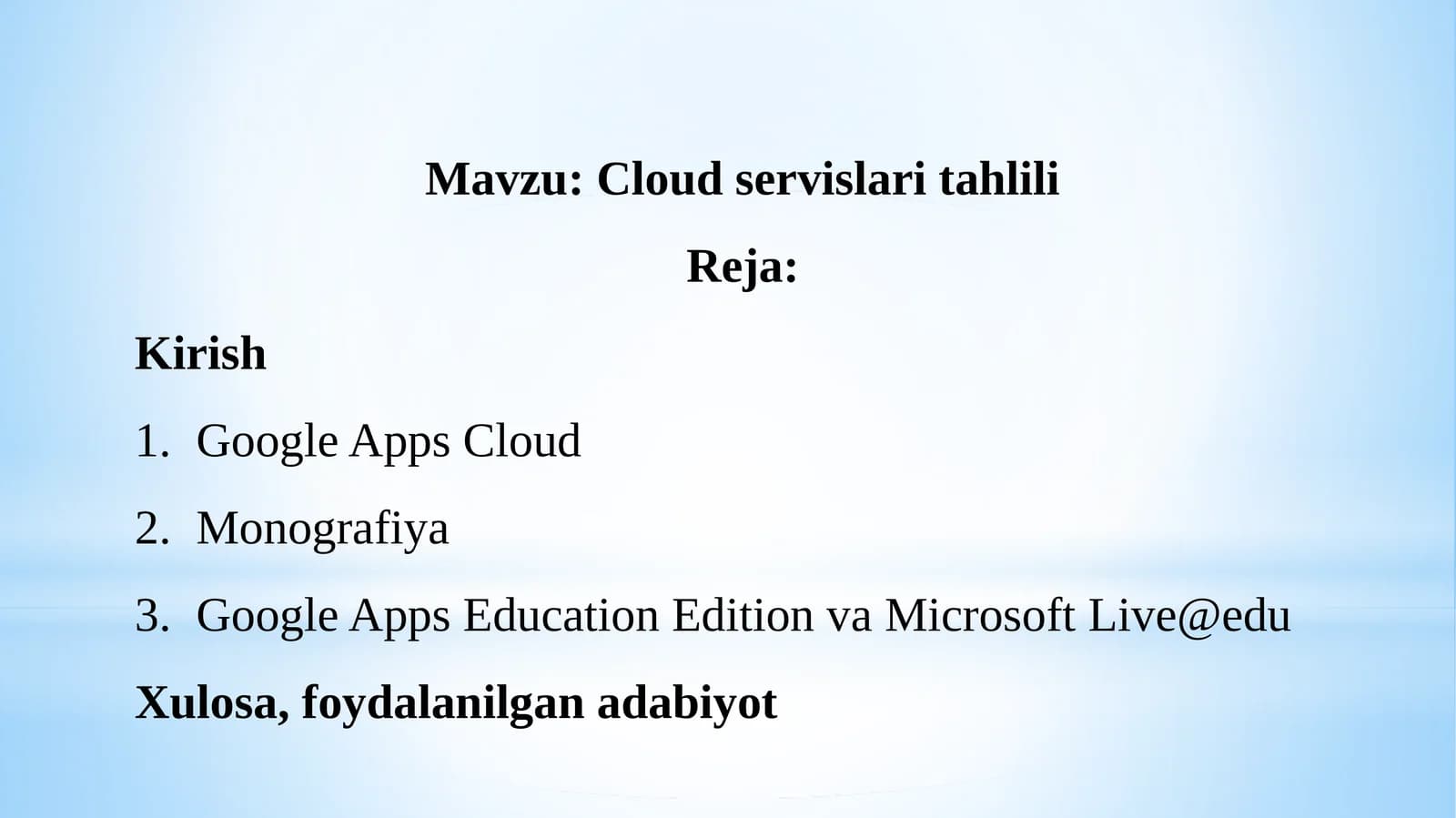 Cloud servislaritahlili