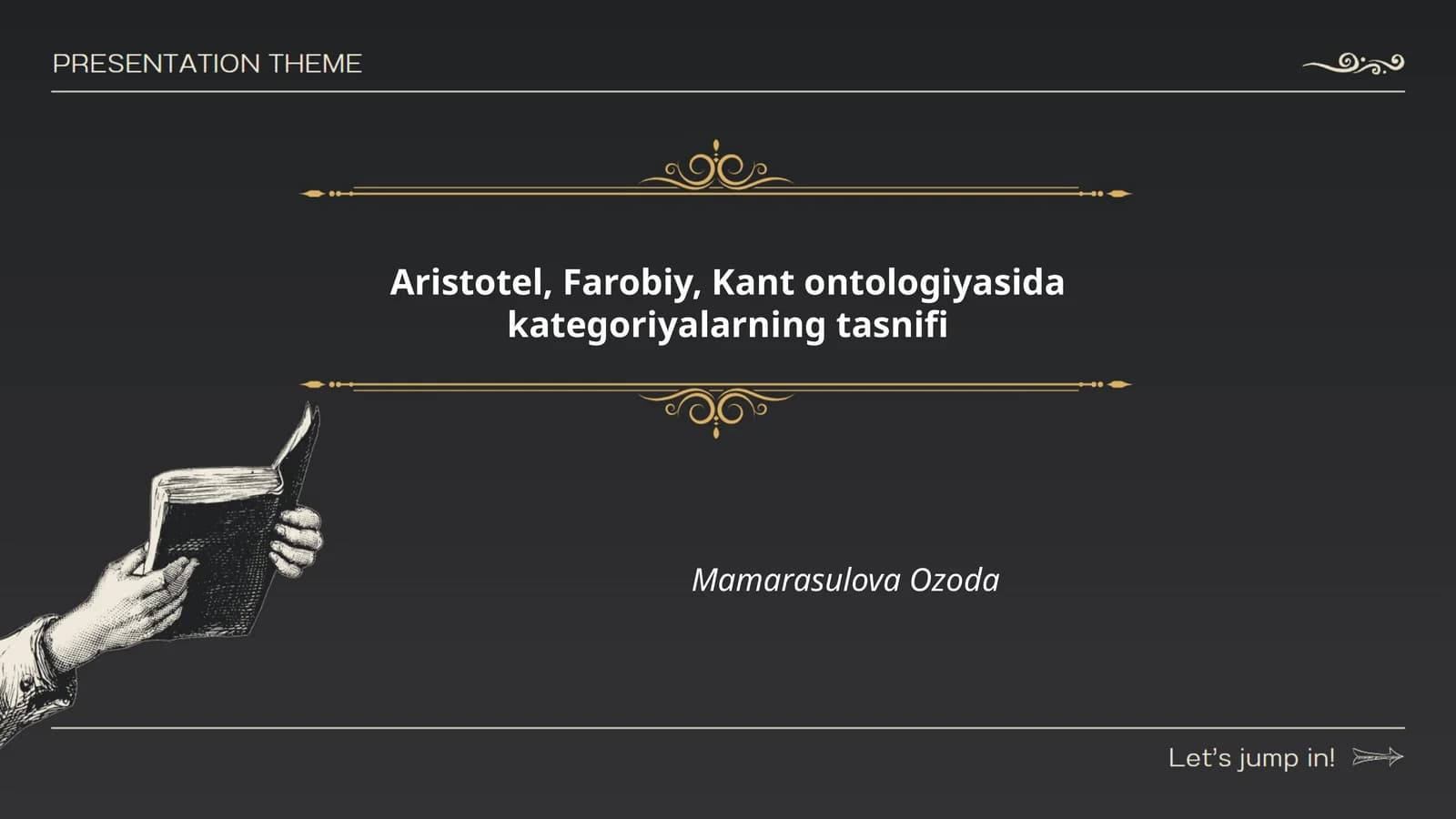 Aristotel, Farobiy, Kant ontologiyasida kategoriyalarning tasnifi