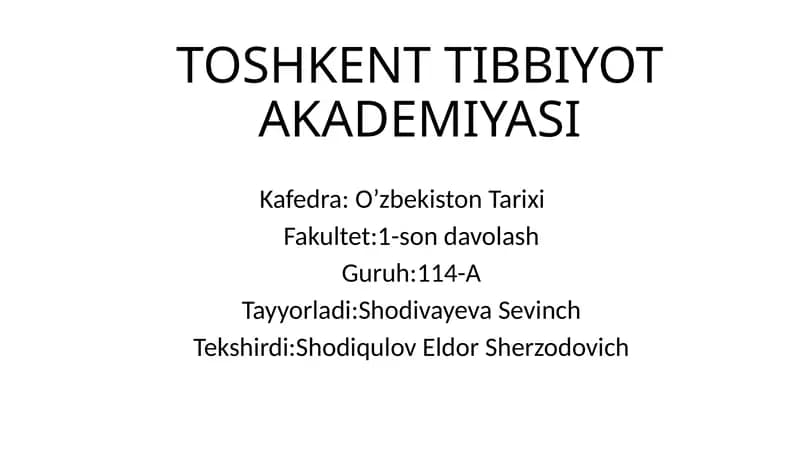 IX-XII asrlarda Markaziy Osiyoxalqlarining uyg’onish davri, ijtimoiy–iqtisodiy va madaniy taraqqiyoti