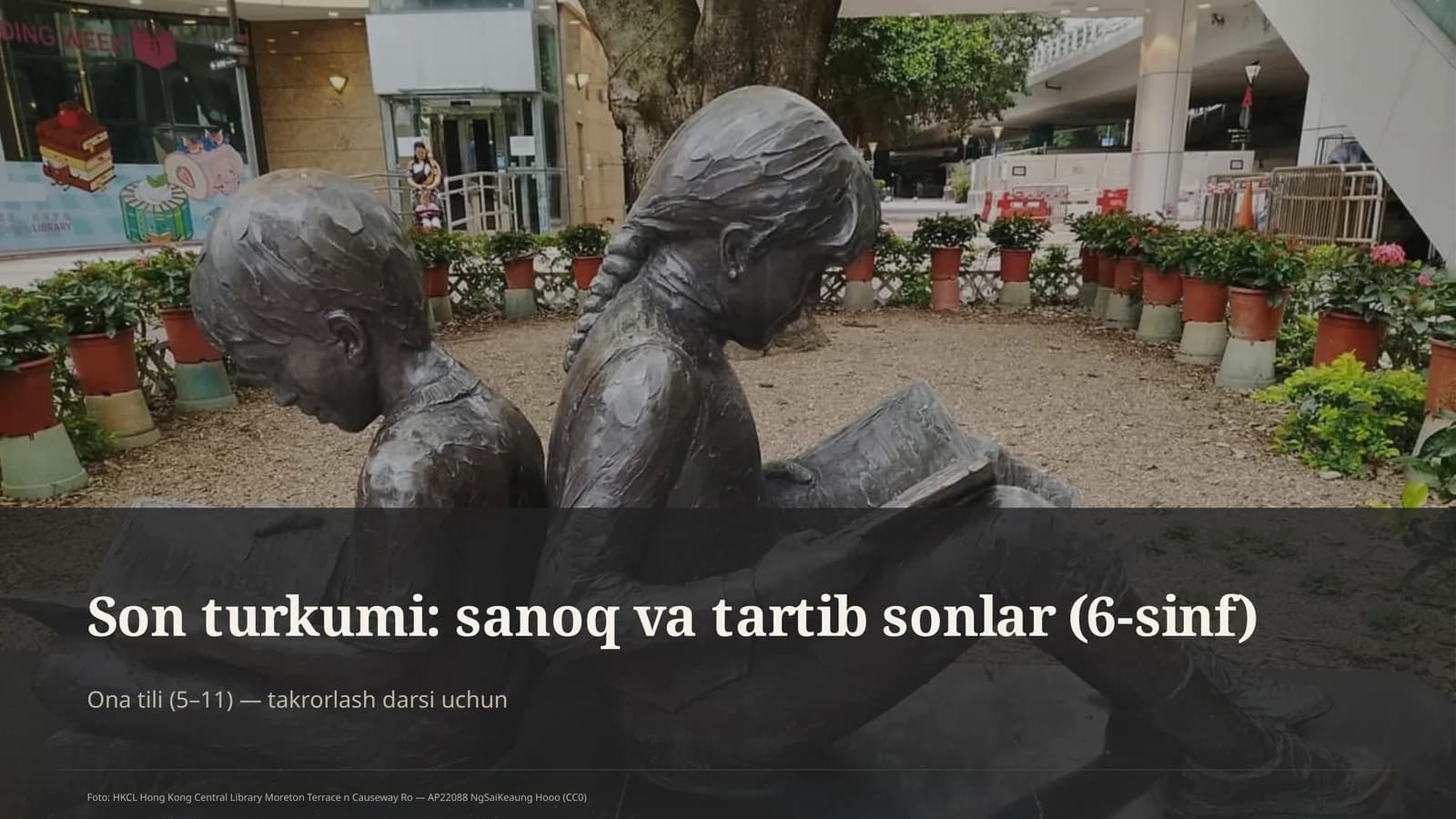 Son turkumi: sanoq va tartib sonlar (6-sinf)