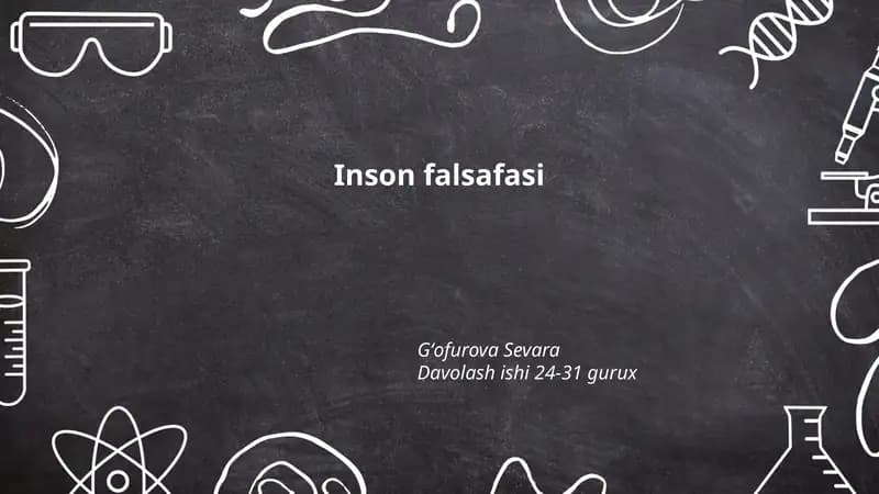 Inson falsafasi