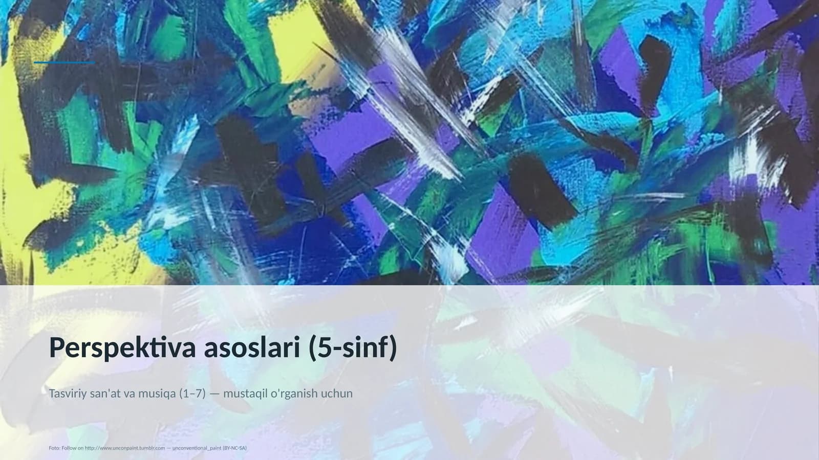 Perspektiva asoslari (5-sinf)