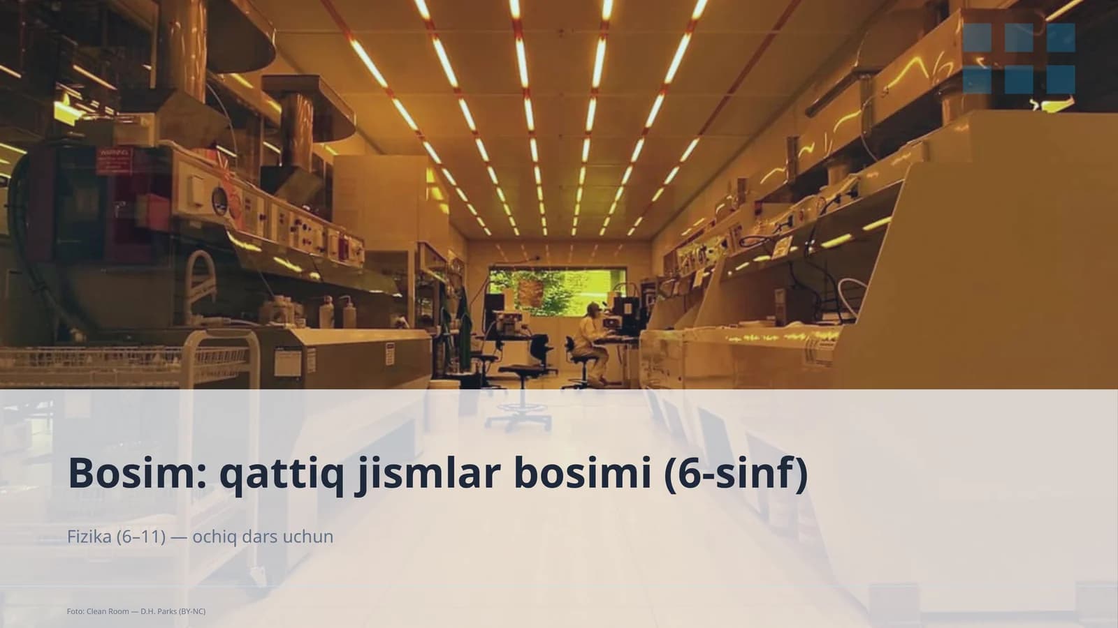 Bosim: qattiq jismlar bosimi (6-sinf)