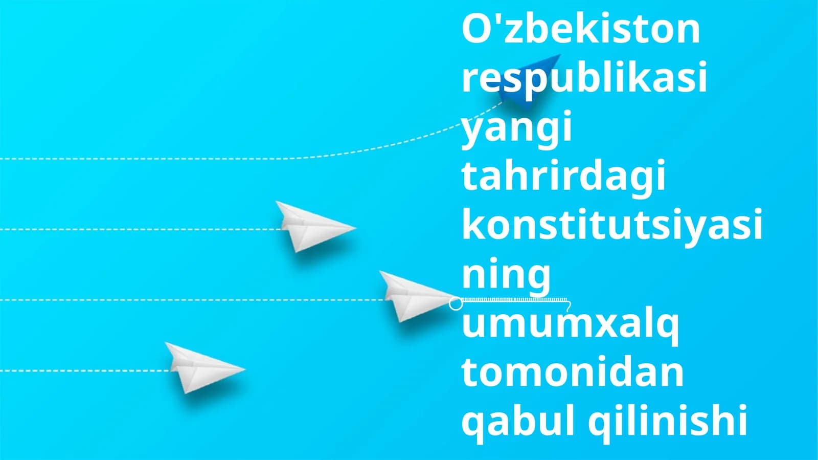 O'zbekiston respublikasi yangi tahrirdagi konstitutsiyasining umumxalq tomonidan qabul qilinishi
