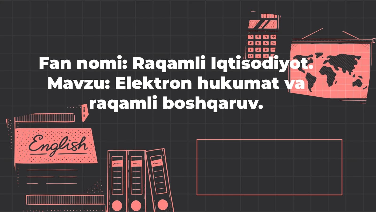 Elektron Hukumat: Asosiy Tamoyillar