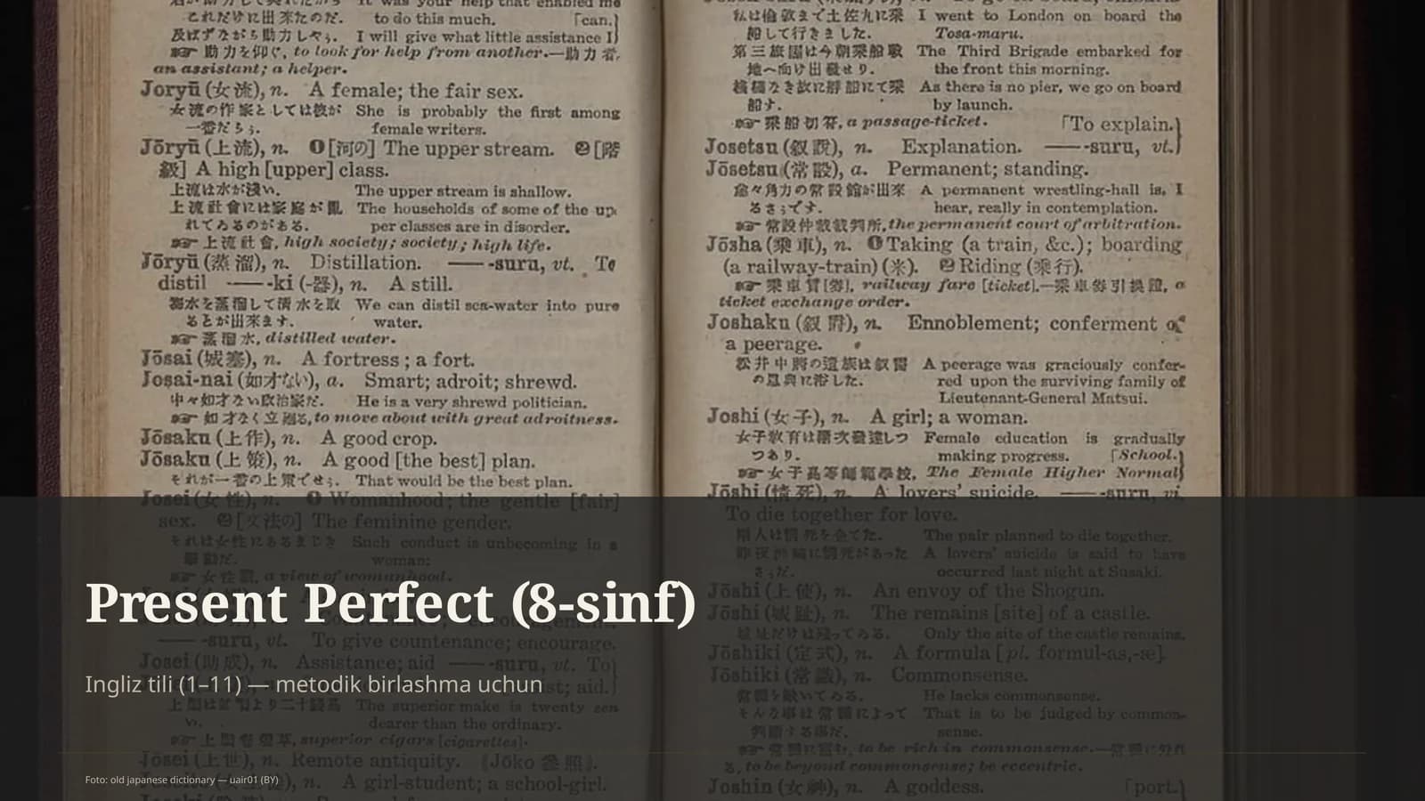 Present Perfect (8-sinf)