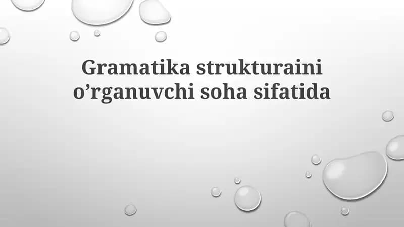 Grammatika