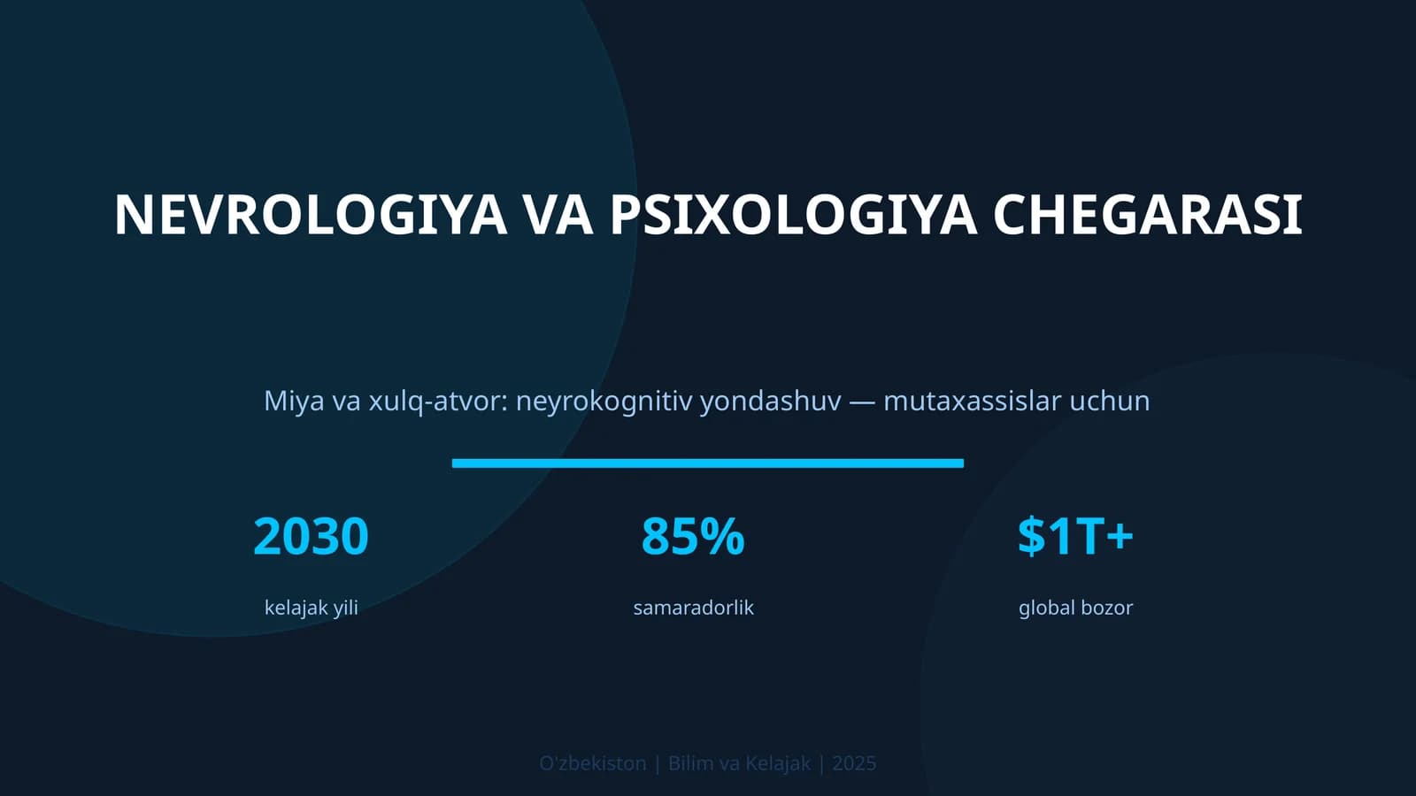 NEVROLOGIYA VA PSIXOLOGIYA CHEGARASI