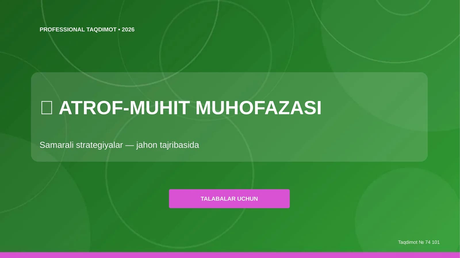 ATROF-MUHIT MUHOFAZASI