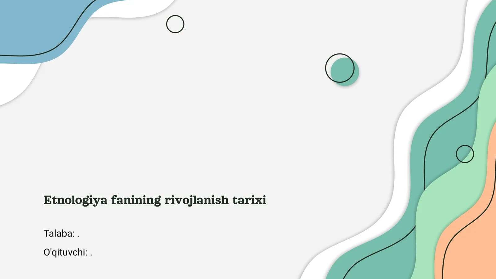 Etnologiya fanining rivojlanish tarixi