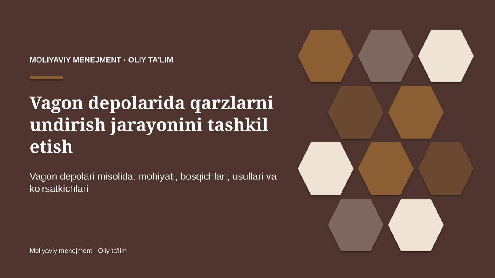vagon depolarida qarzlarni undirish jarayonini tashkil etish 5575