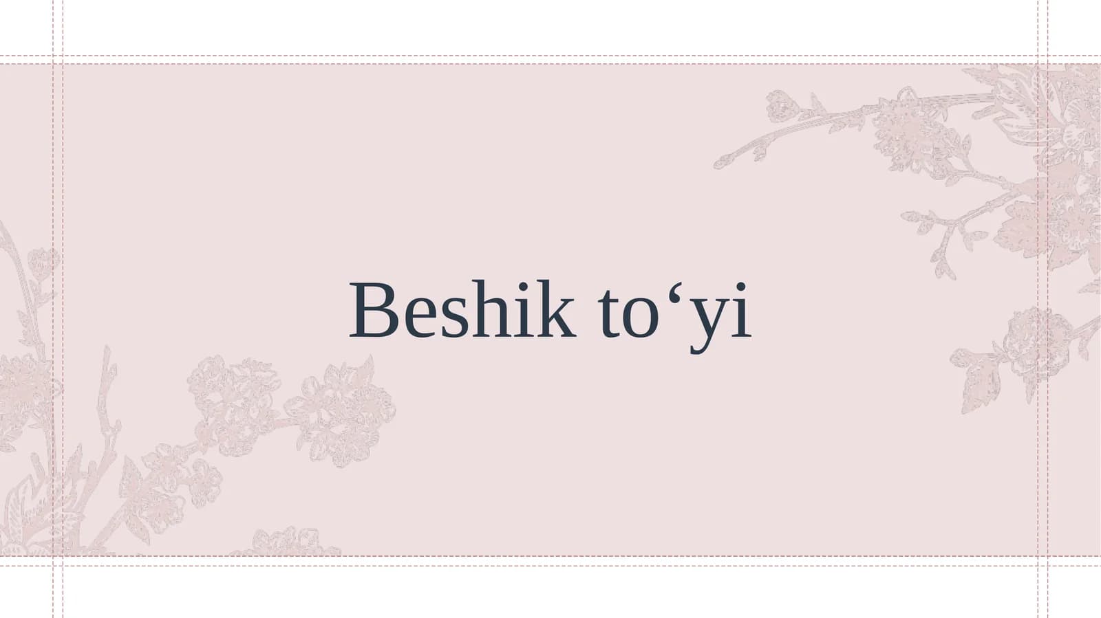 Beshik to‘yi