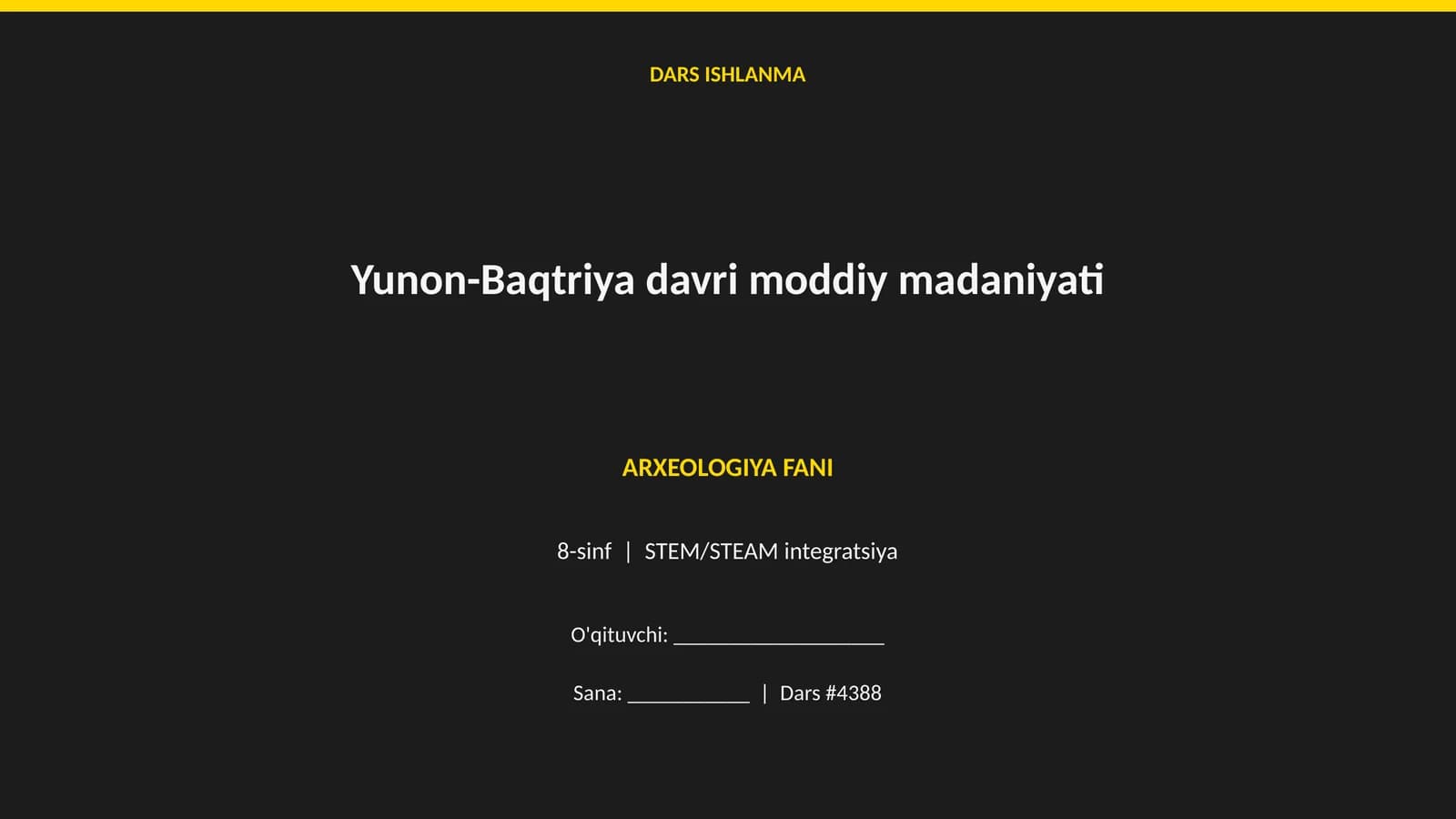 Yunon-Baqtriya davri moddiy madaniyati