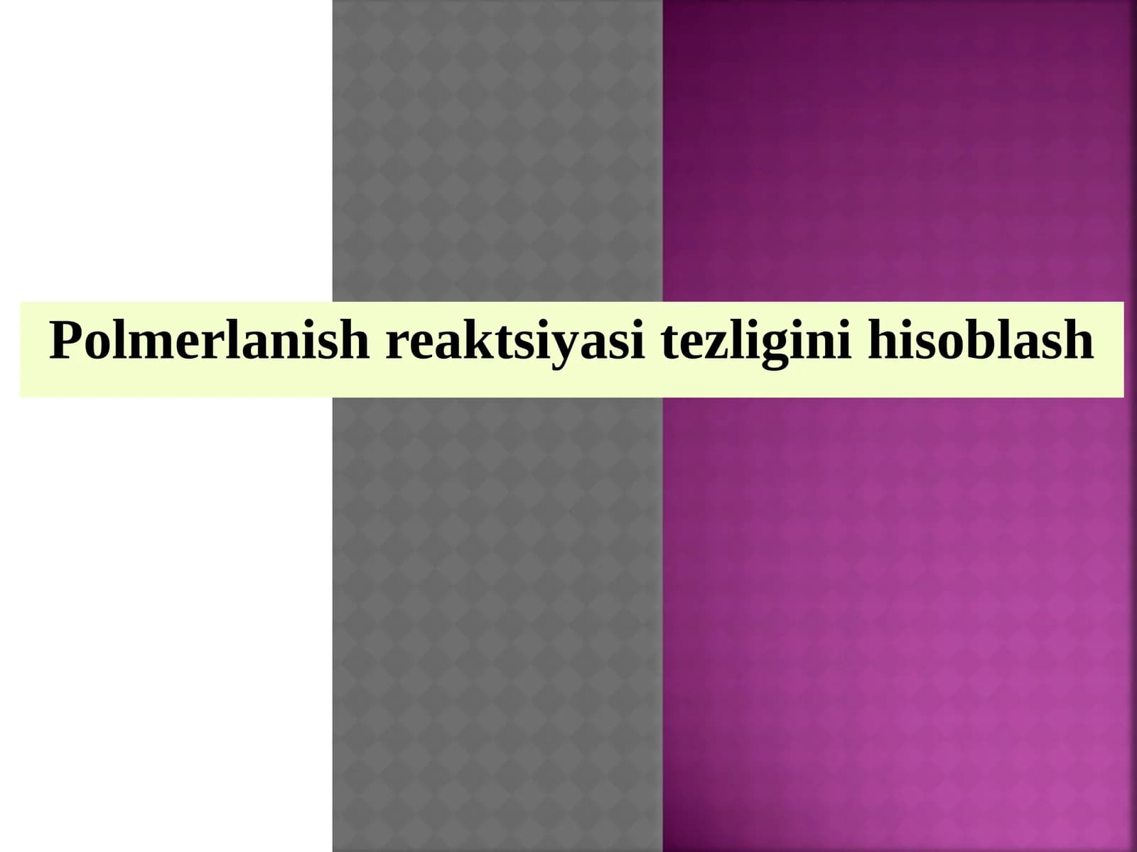 Anionik polimerlanish