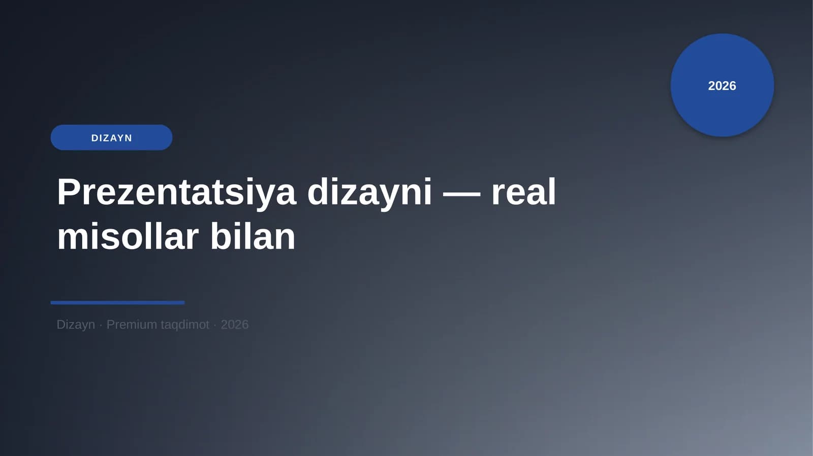 Prezentatsiya dizayni