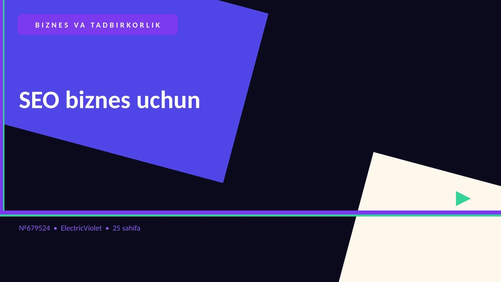 SEO biznes uchun
