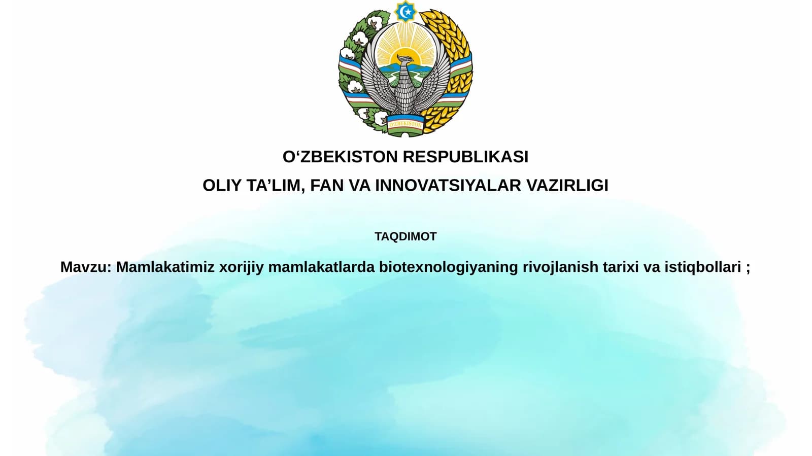 Biotexnologiya va tarix