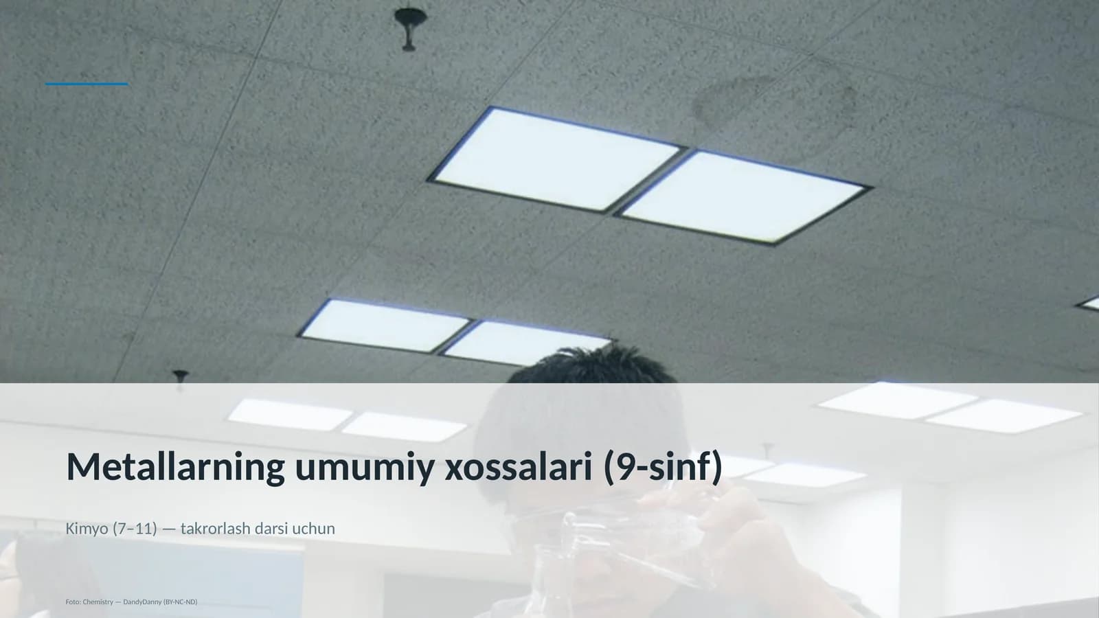 Metallarning umumiy xossalari (9-sinf)