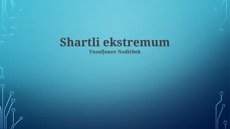 Murakkab Funktsiyalar