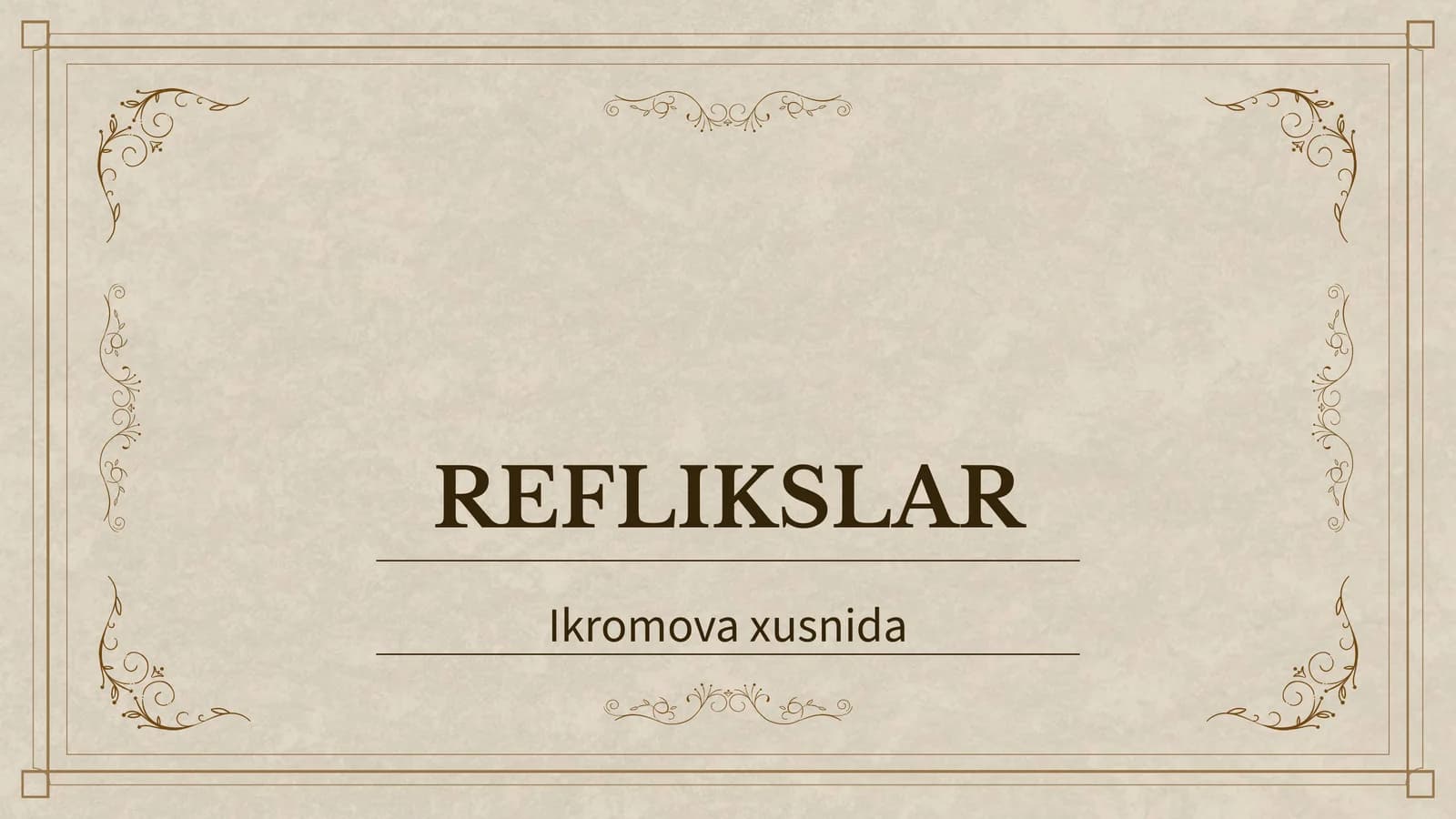 REFLIKSLAR