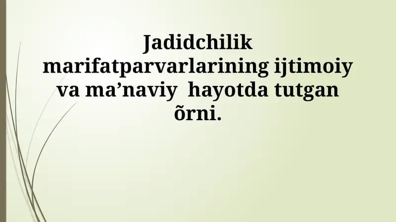 Jadidchilik harakati