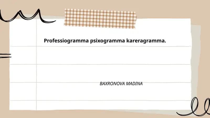 Professiogramma