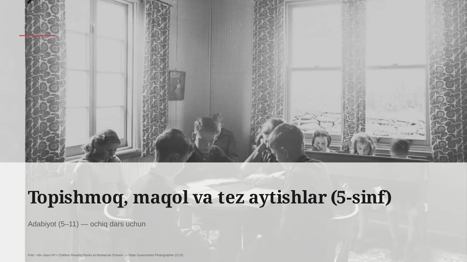 Topishmoq, maqol va tez aytishlar (5-sinf)
