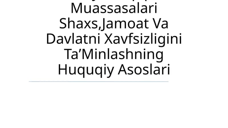 Adliya Vazirligi Tizimidagi TaʼLim Va Ilmiy Tadqiqot Muassasalari
