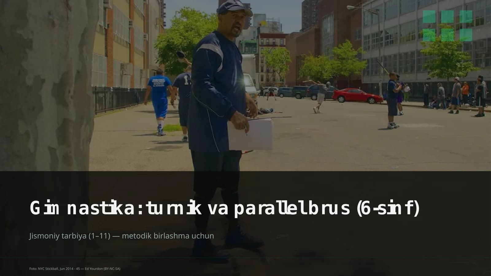 Gimnastika: turnik va parallel brus (6-sinf)