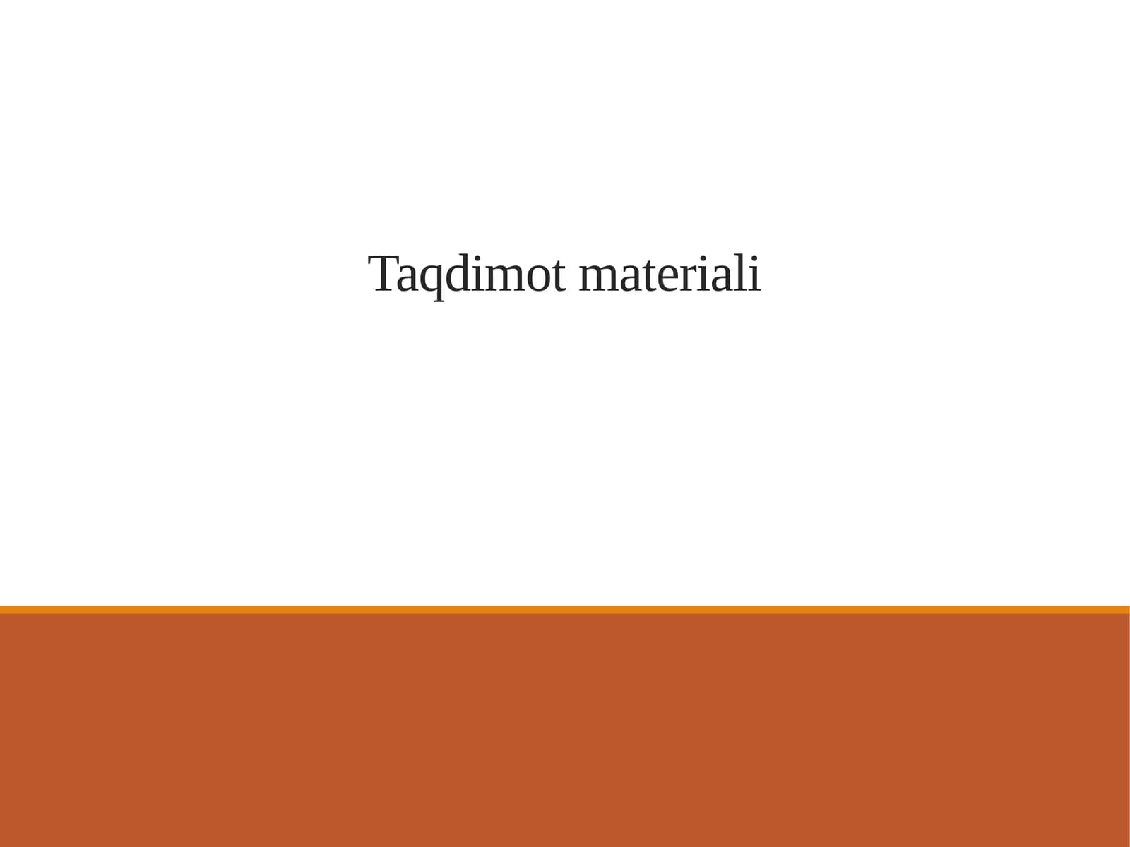 Balg'amning fizik-kimyoviy xossalarini tadqiq qilish
