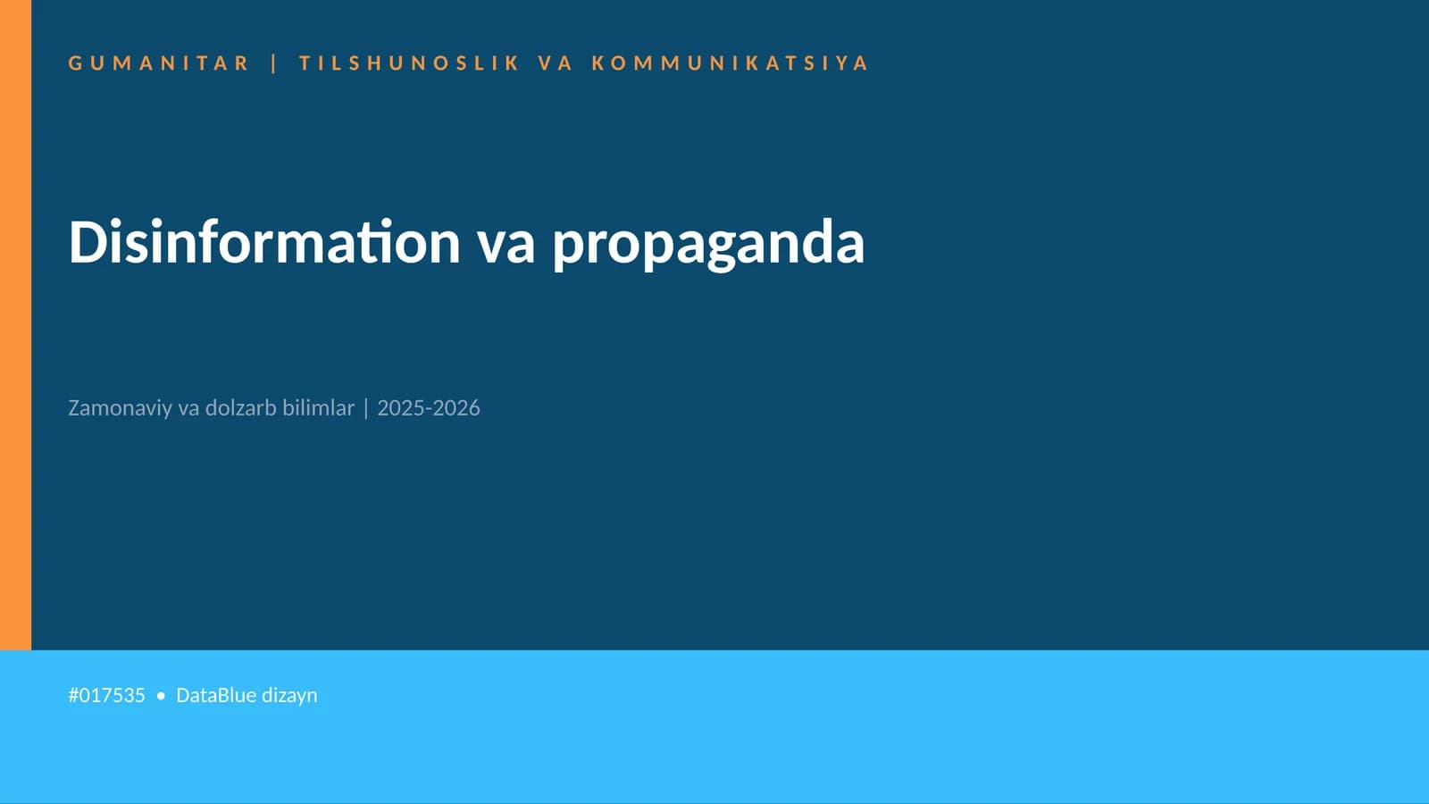 Disinformation va propaganda