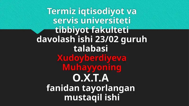 Qovurg'alar reaksiya qilish texnikasi Kekirdak intubatsiyasi. Traxeo-, bronxoskopiya Perikardilarda operatsiyalar