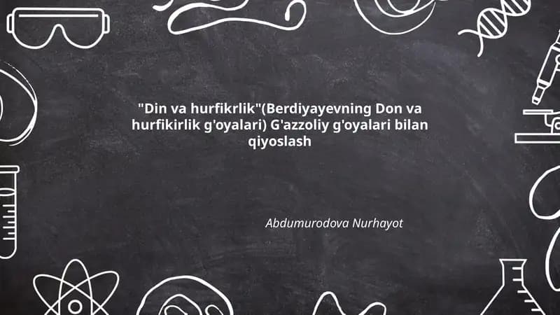 Din va hurfikrlik