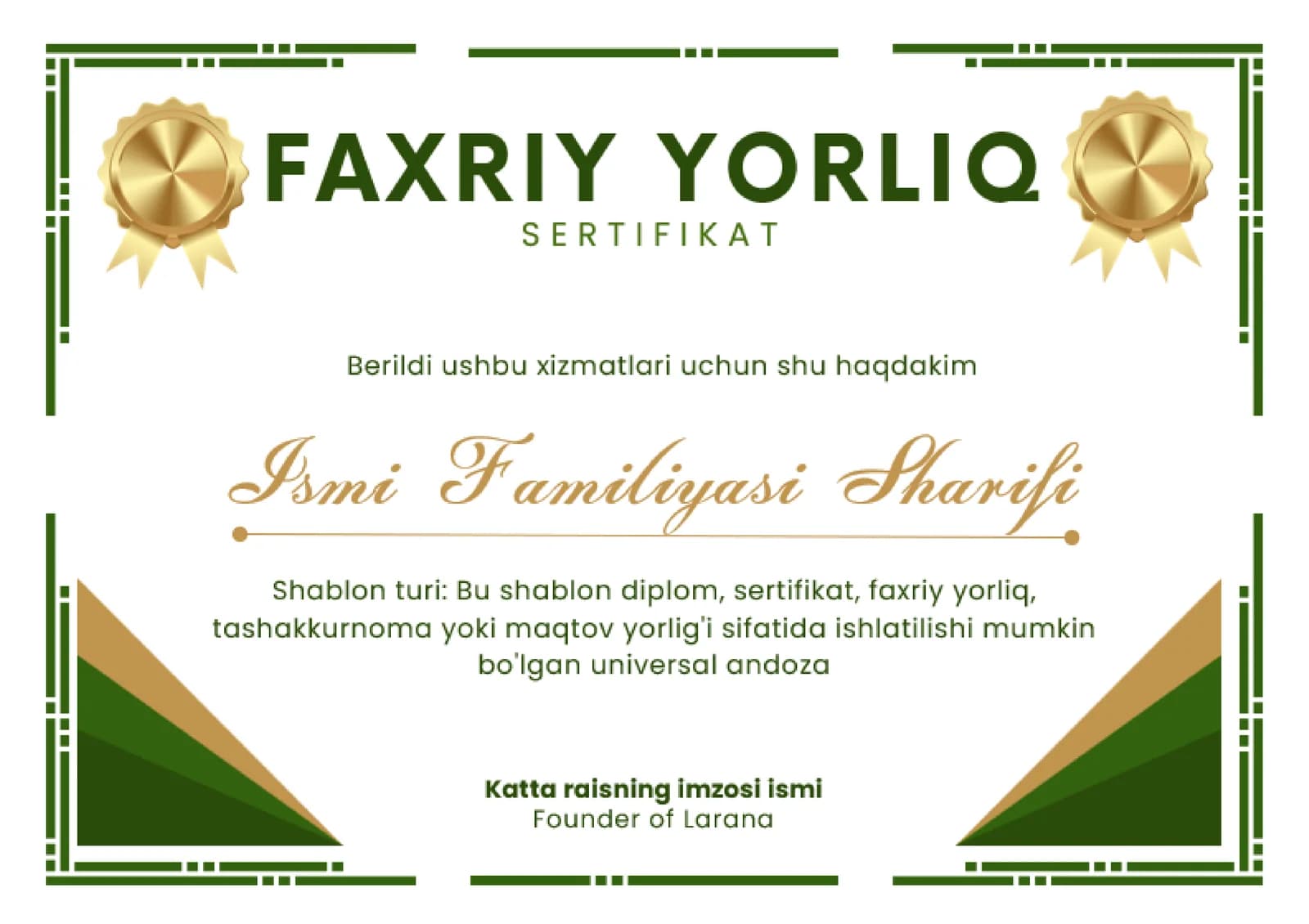 FAXRIY YORLIQ