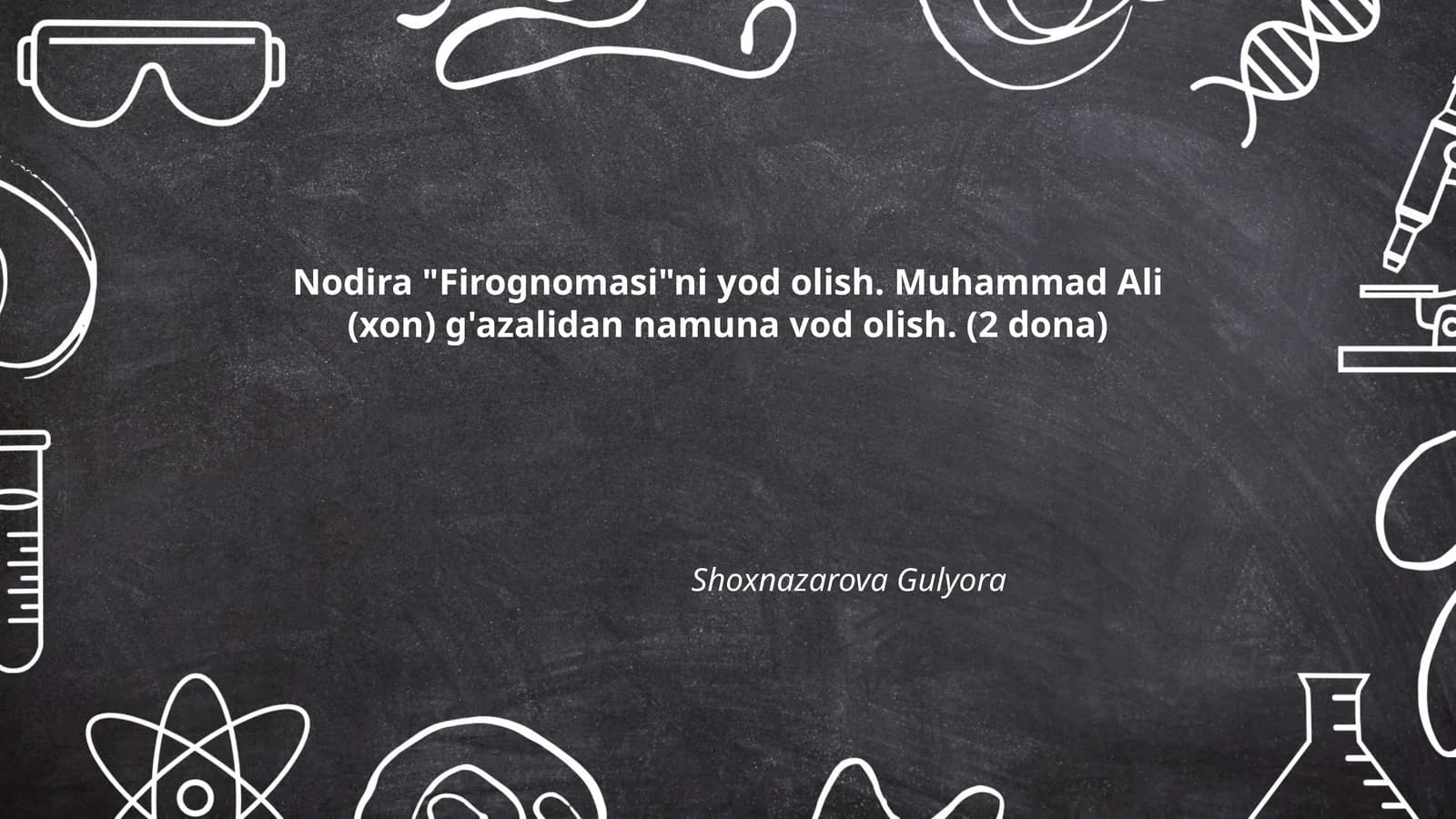 Nodira "Firognomasi"