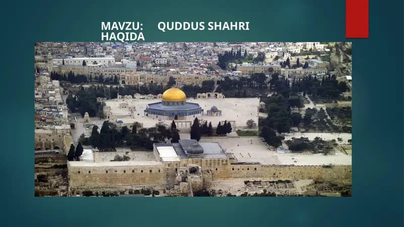 Quddus Shahri Haqida