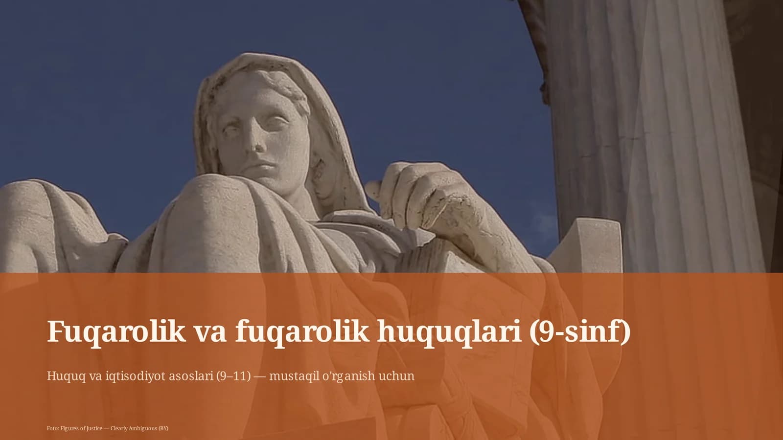 Fuqarolik va fuqarolik huquqlari (9-sinf)