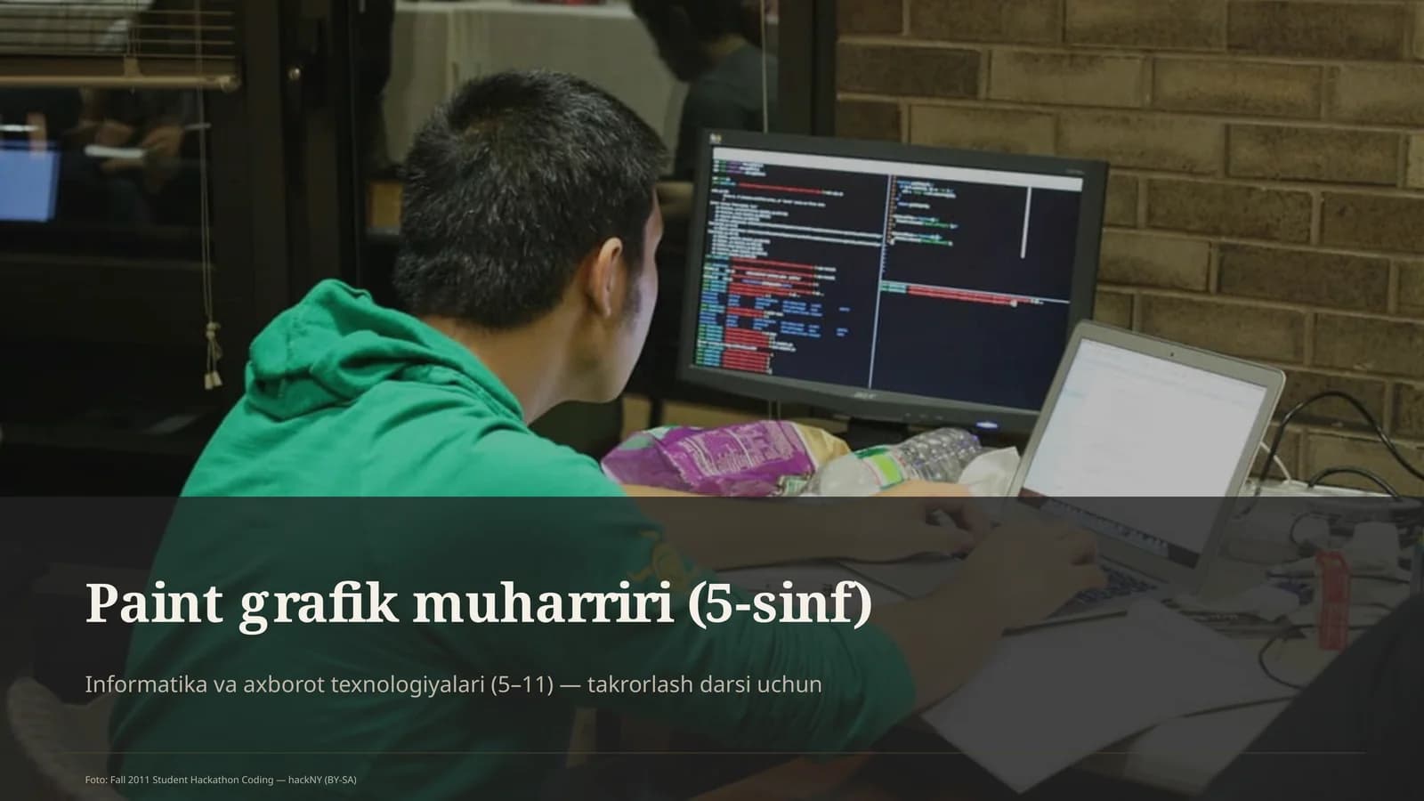 Paint grafik muharriri (5-sinf)