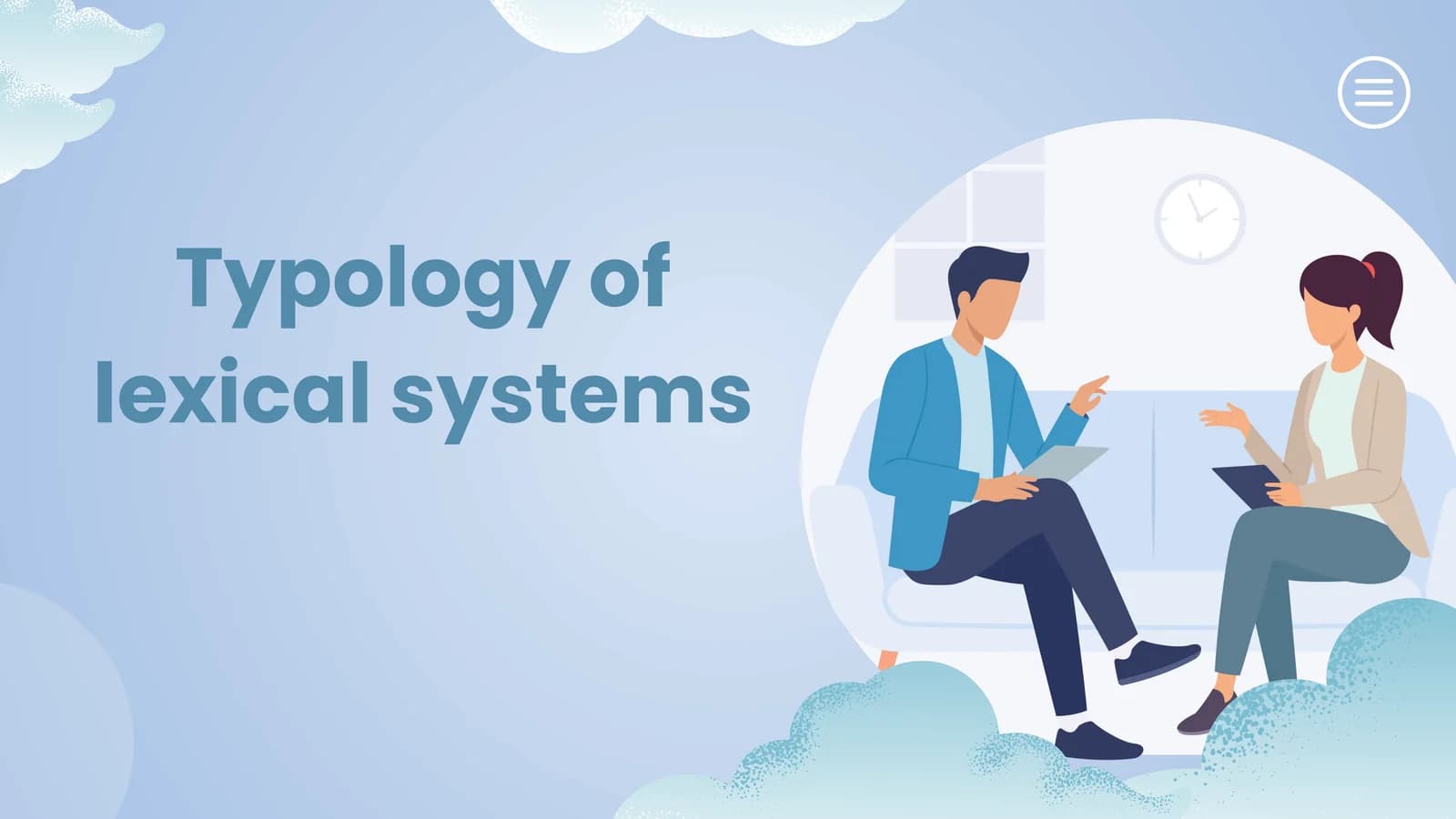 Typology of lexical systems
