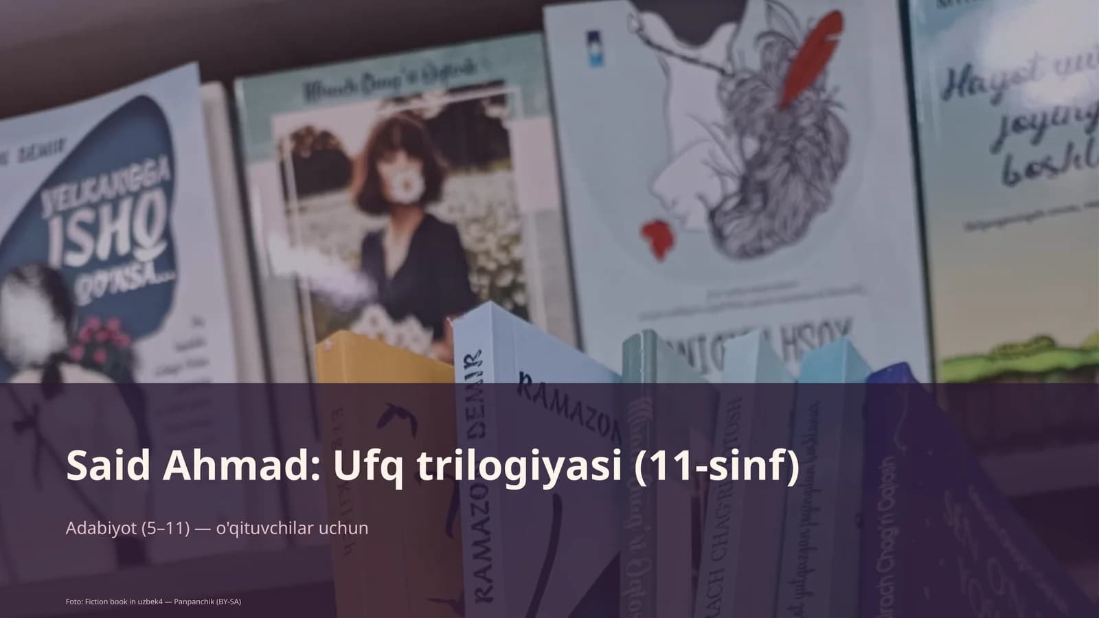 Said Ahmad: Ufq trilogiyasi (11-sinf)