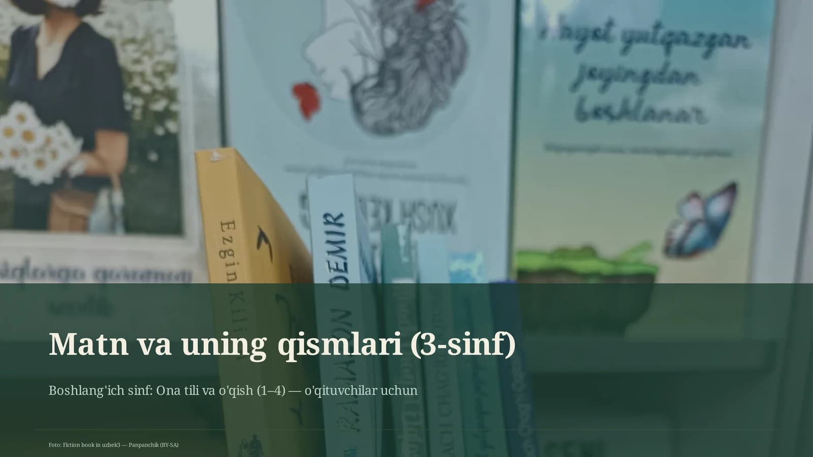 Matn va uning qismlari (3-sinf)