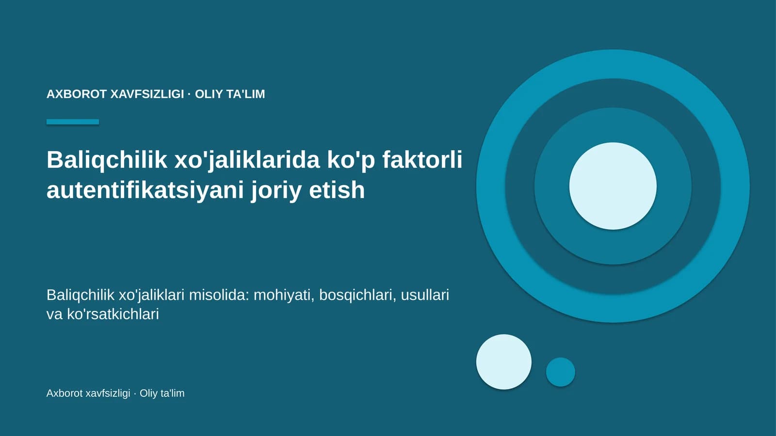 baliqchilik xo'jaliklarida ko'p faktorli autentifikatsiyani joriy etish 6397